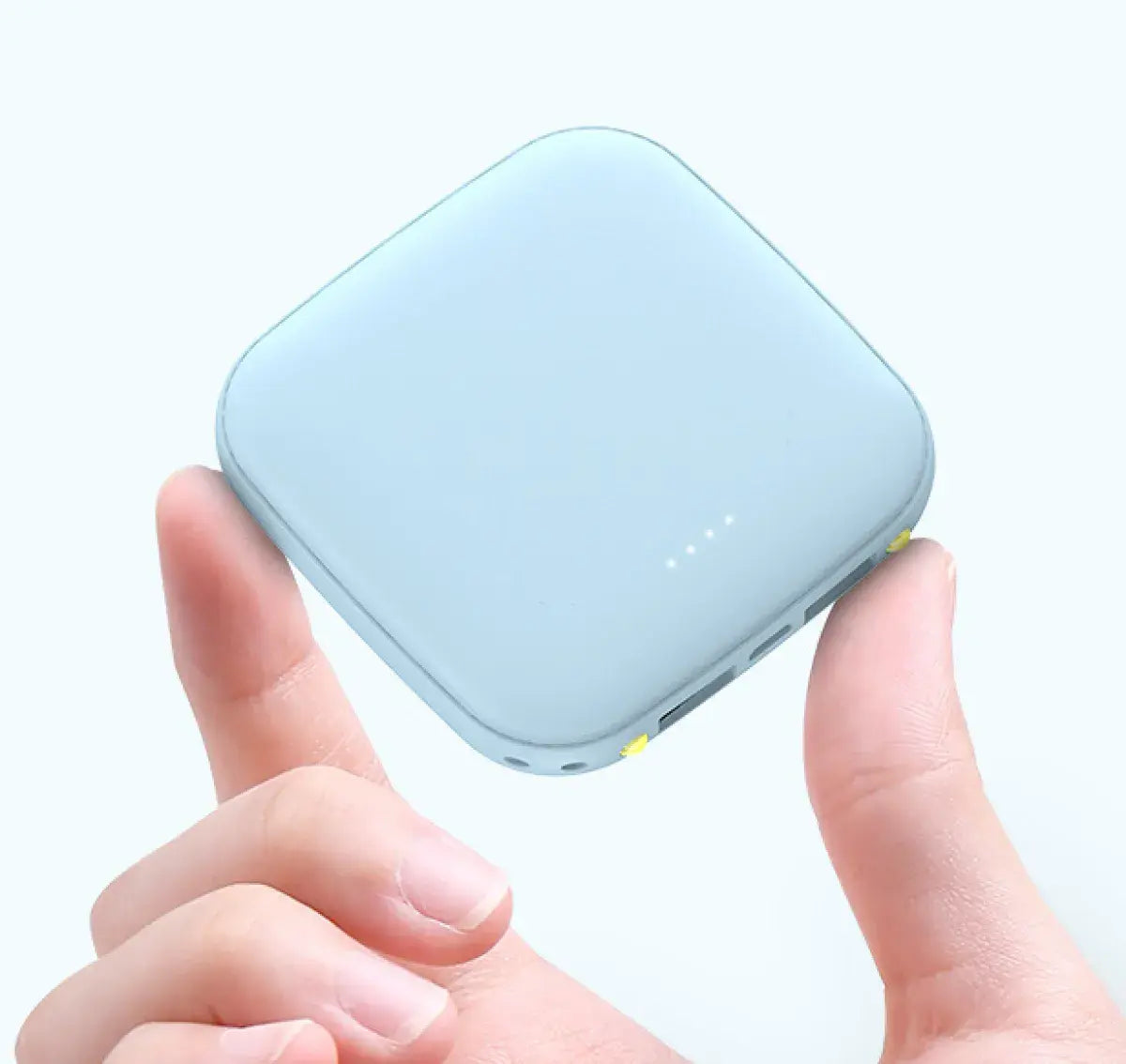10000mAh Portable Mini Power Bank with Dual Emergency LED Lights & Power Indicator