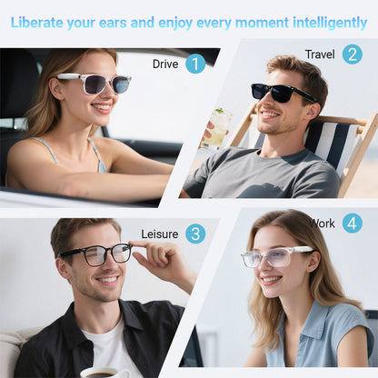  Smart AI Glasses - Bluetooth 5.4