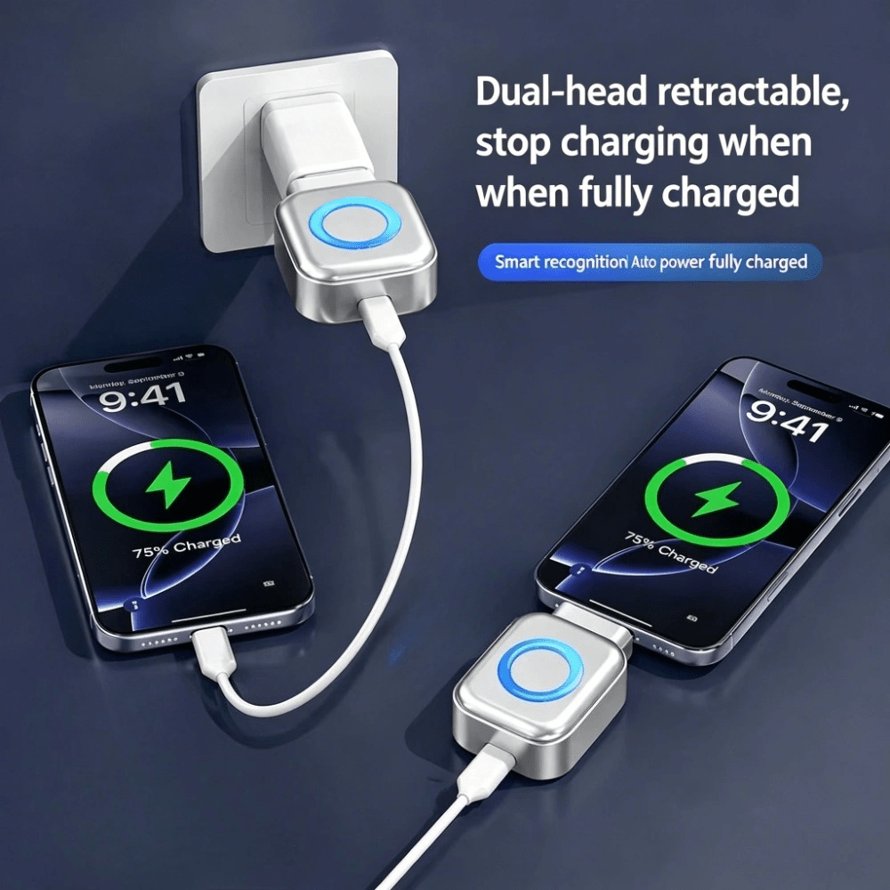 140W Type-C Auto Cut-Off Charging Protector | AI Smart Battery Protection Adapter