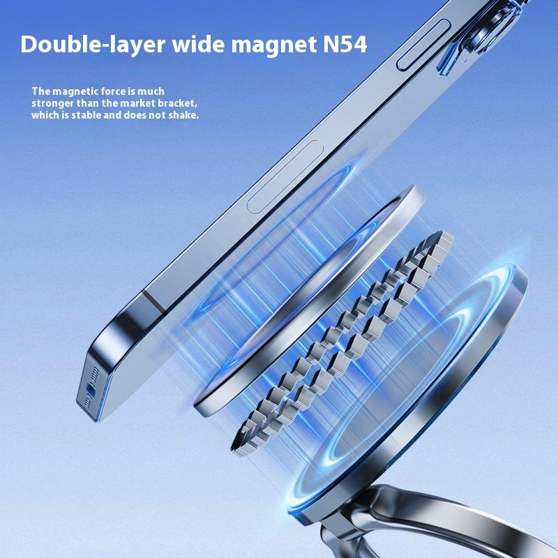 Magnetic Phone Holder - 360° Rotating Car Mount Dashboard & Windshield