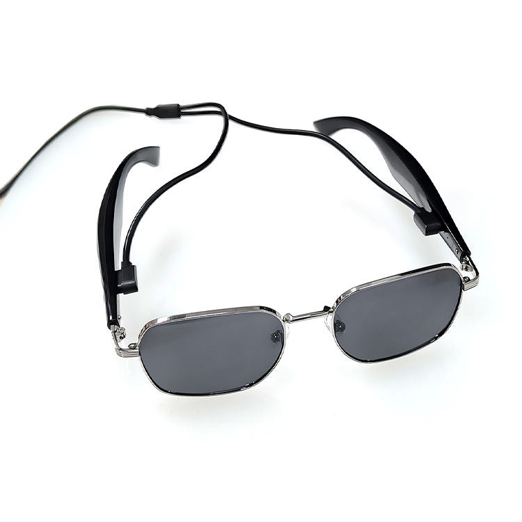 WhirlBD GY200 Smart AI Glasses with Bluetooth 5.4, waterproof sunglasses featuring sleek design and integrated smart technology.