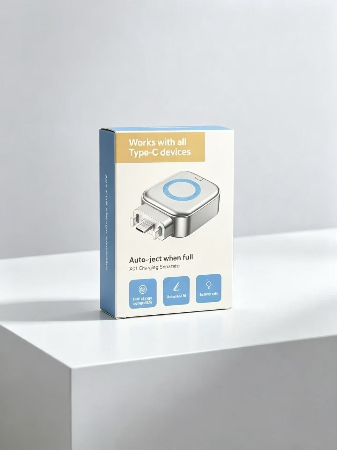 140W Type-C Auto Cut-Off Charging Protector | AI Smart Battery Protection Adapter