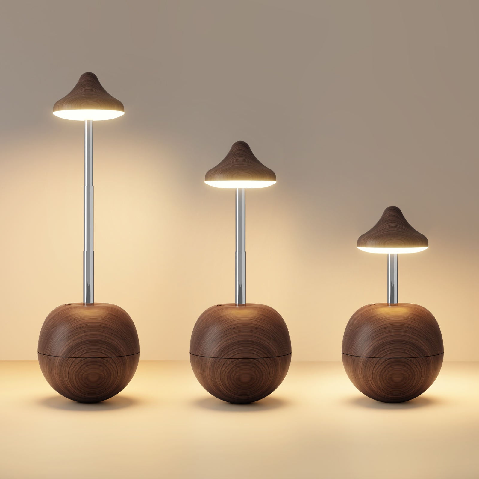 Modern tumbler design LED night light for bedroom with dimmer and remote control