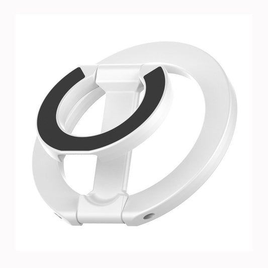 Stylish N52 magnetic ring grip for secure phone holding and hands-free video viewing