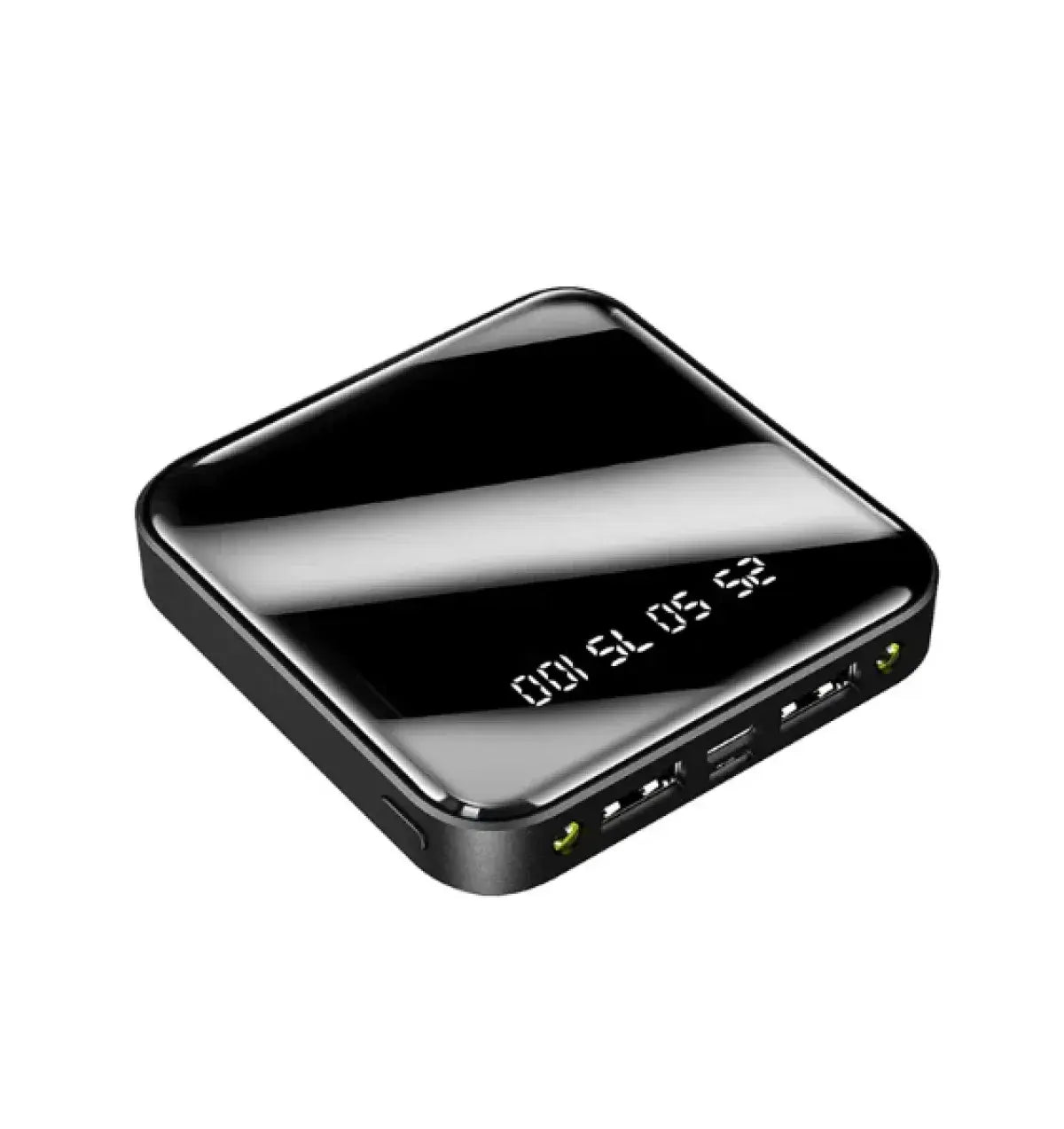 10000mAh Mini Digital Power Bank with LED Power Indicator - High Speed Efficient Fast Charging Portable Charger
