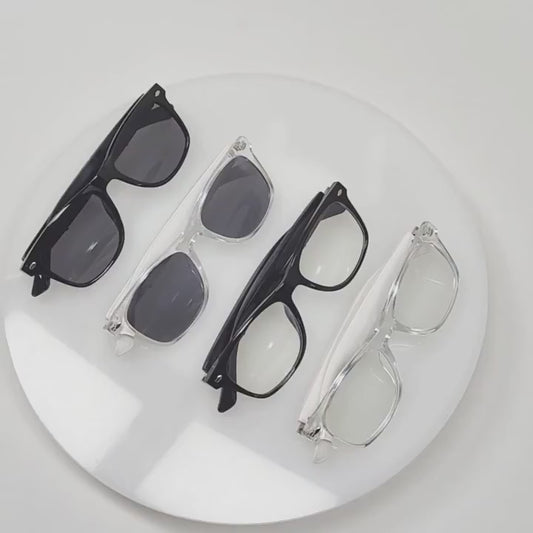 F16 AI Smart Glasses - Bluetooth Audio Sunglasses with Translation